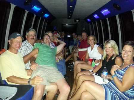 50th birthday party bus transportation